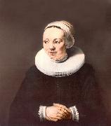 Adriaantje Hollaer  wife of the painter Hendrick Martensz Sorgh